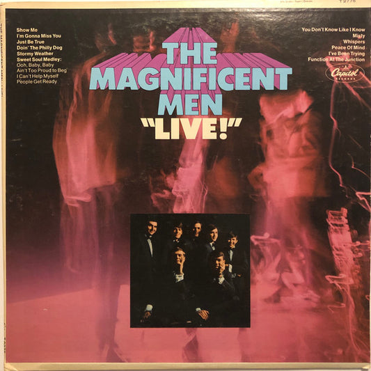 The Magnificent Men : The Magnificent Men "Live" (LP, Album, Mono)