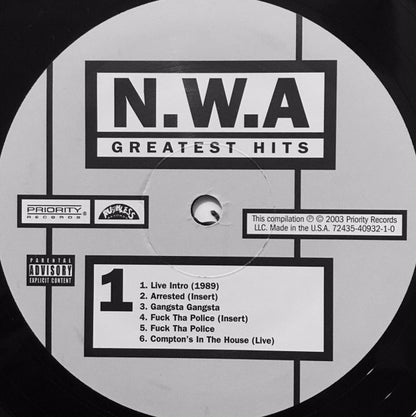 N.W.A. : Greatest Hits (2xLP, Comp, RE)