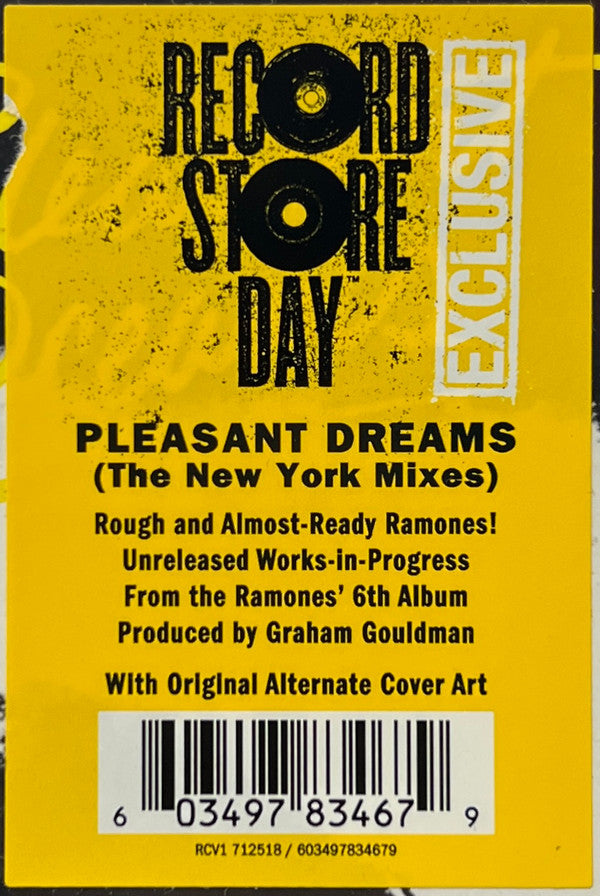 Ramones - Pleasant Dreams (The New York Mixes) (LP, Album, RSD, Yel)