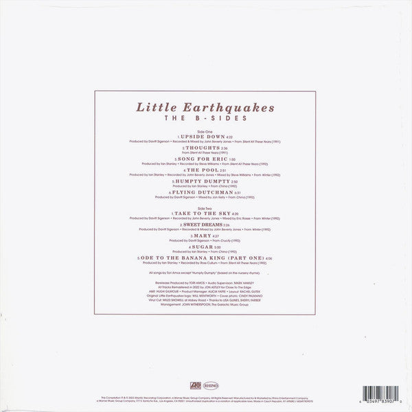 Buy Tori Amos Little Earthquakes The B Sides LP RSD Comp