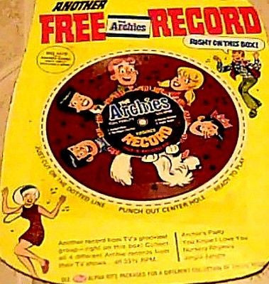 The Archies : Archie's Party (Flexi, 5", S/Sided, Mono, Card, Cer)