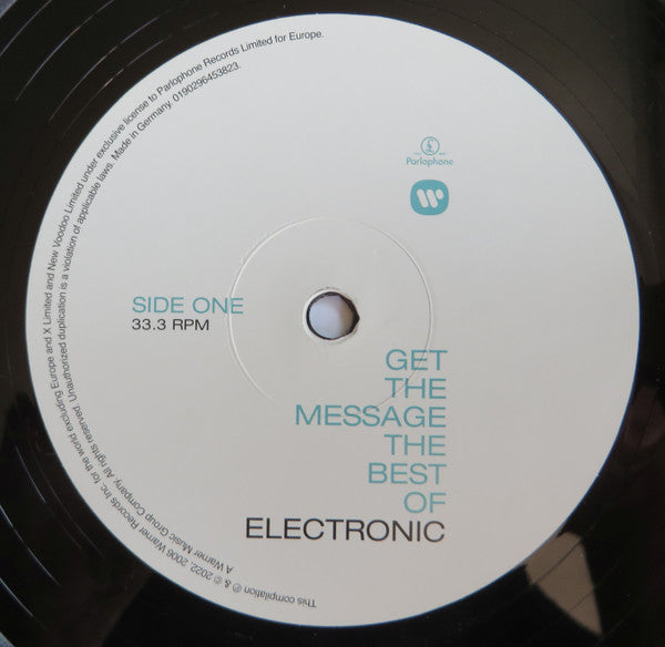 Buy Electronic : Get The Message The Best Of Electronic (2xLP