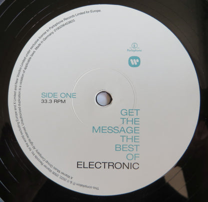 Electronic : Get The Message The Best Of Electronic (2xLP, Comp, RE)