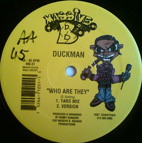 Burro Banton / Duckman : Bible Again / Who Are They (12")