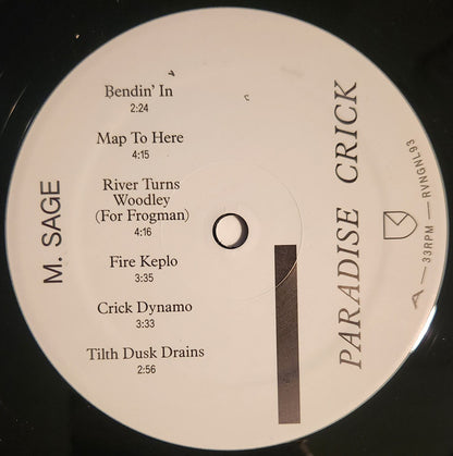 Matthew Sage : Paradise Crick (LP)