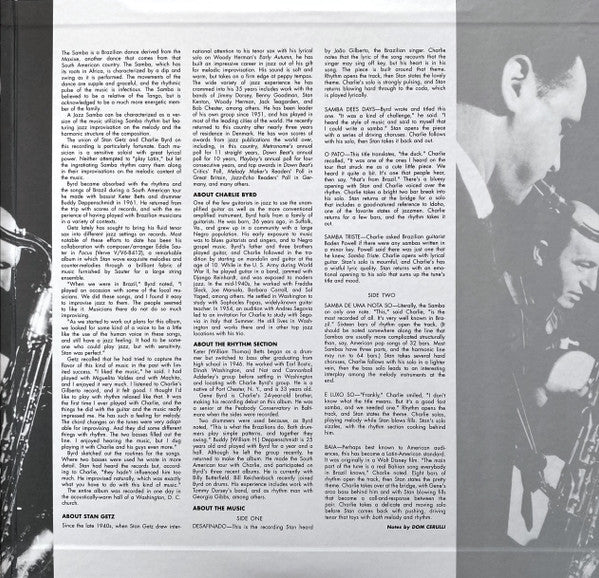 Buy Stan Getz, Charlie Byrd : Jazz Samba (LP,Album,Reissue,Stereo