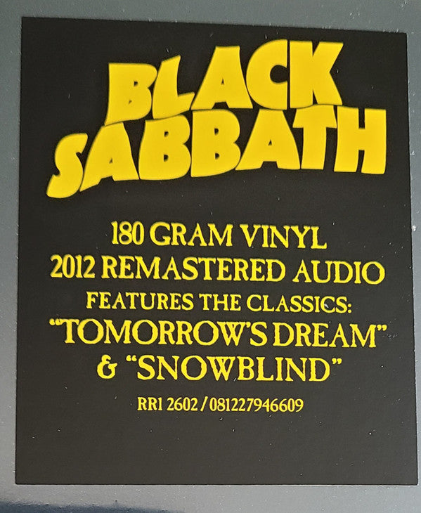 Black Sabbath - Black Sabbath Vol 4 (LP,Album,Reissue,Remastered)