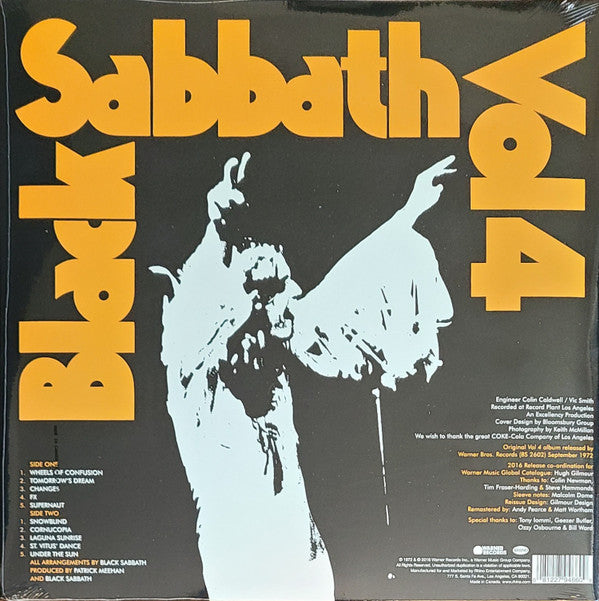 Buy Black Sabbath : Black Sabbath Vol 4 (LP,Album,Reissue,Remastered)  Online for a great price – Tonevendor Records