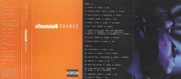 Frank Ocean : Channel Orange (Cass, Album, Unofficial)