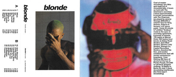 Frank Ocean : Blonde (Cass, Album, Unofficial)