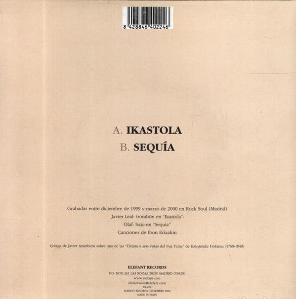 Ibon Errazkin : Ikastola / Sequia (7", Single)