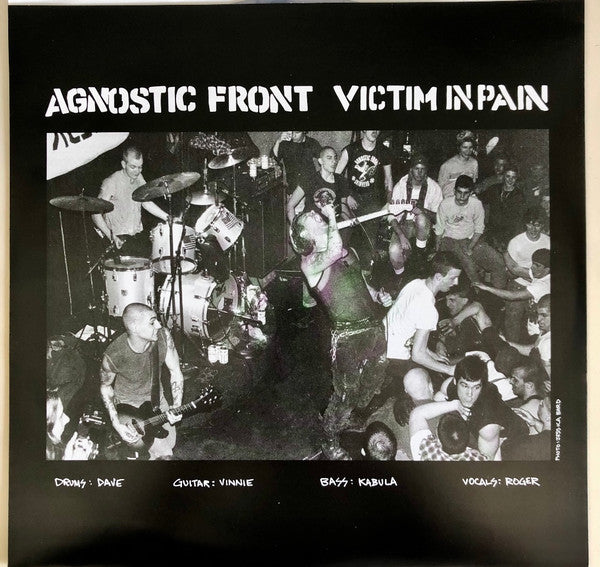 Agnostic Front - Victim In Pain (LP, Album, RE, RM, Yel)