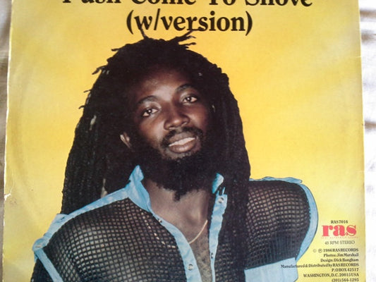 Freddie McGregor : Glad You're Here With Me / Push Comes To Shove (12")