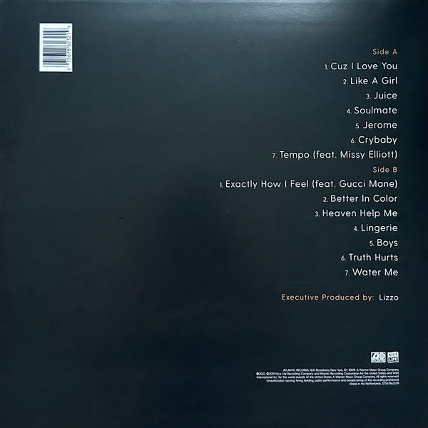 Lizzo - Cuz I Love You (LP, Album, RE, Blu)