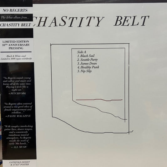 Chastity Belt : No Regerts  (LP, Album, Ltd, RE, Bla)