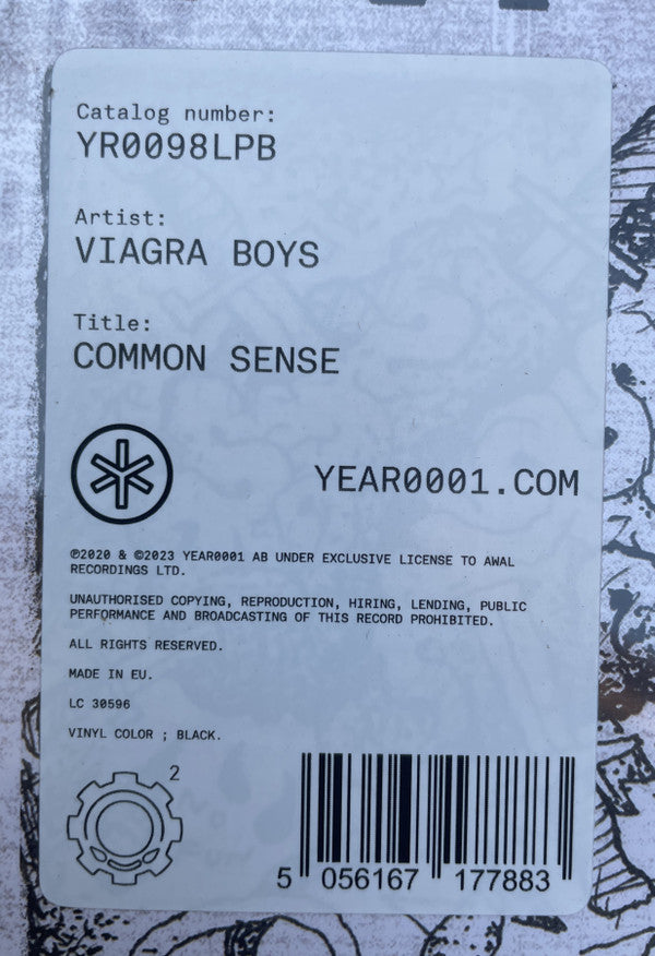 Viagra Boys : Common Sense (12", EP, RE)