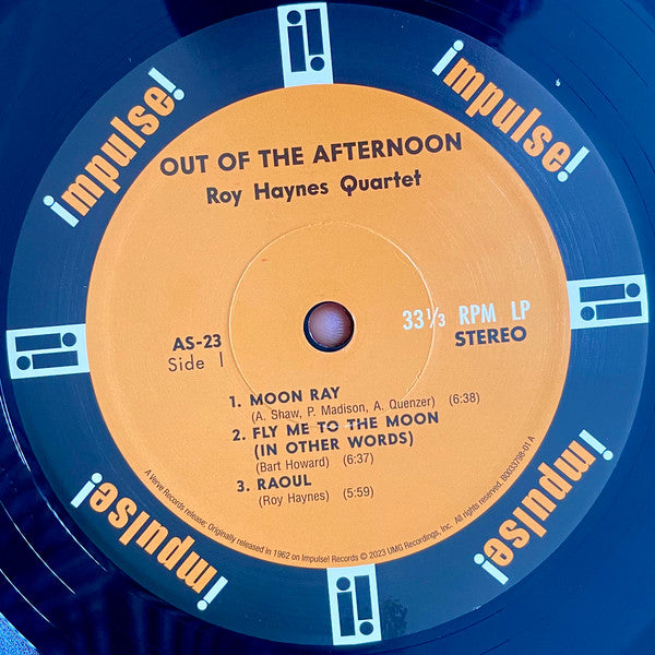 Roy Haynes Quartet - Out Of The Afternoon (LP,Album,Reissue,Stereo)