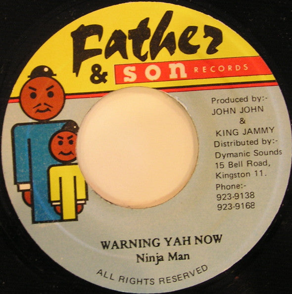 Ninjaman : Warning Yah Now (7")