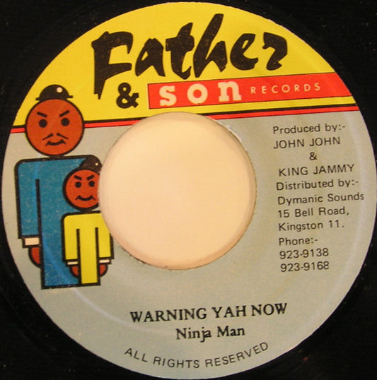 Ninjaman : Warning Yah Now (7")