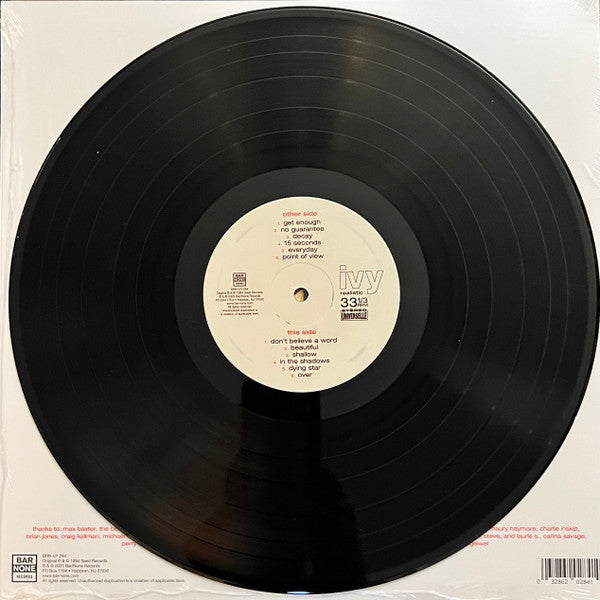 Ivy : Realistic (LP, Album)