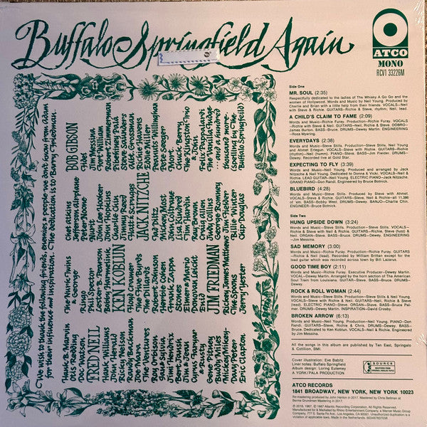 Buffalo Springfield - Buffalo Springfield Again (LP, Album, Mono, Ltd, RE,  Cry)