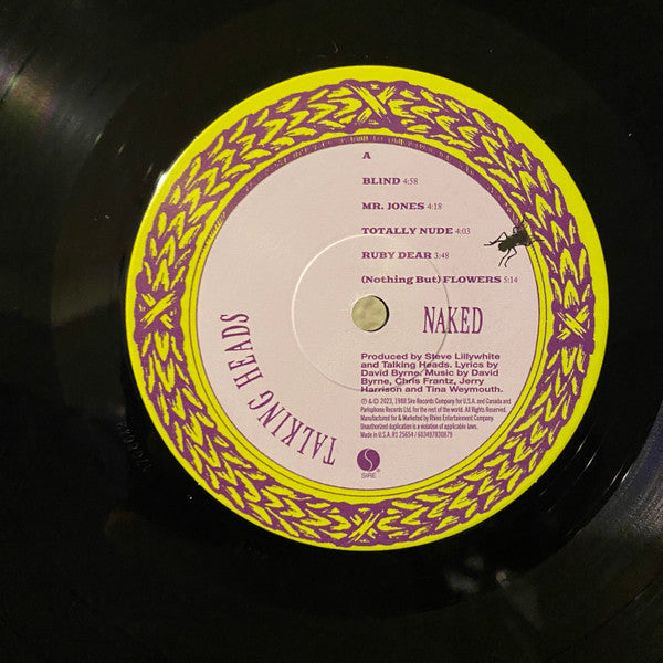 Talking Heads - Naked (LP, Album, RE)