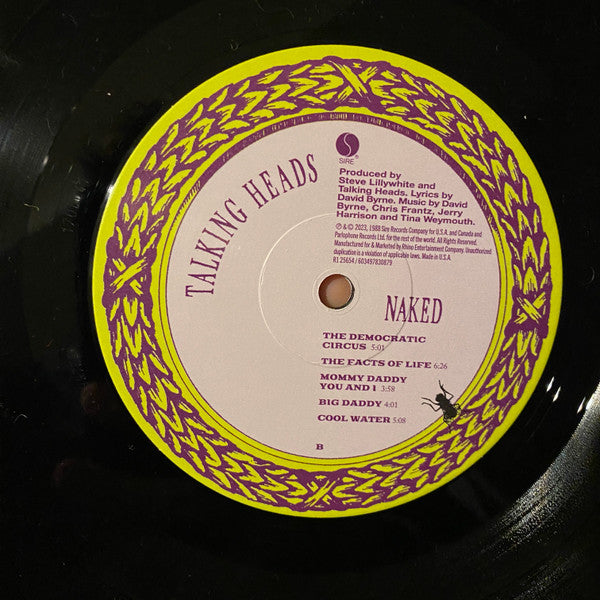 Talking Heads - Naked (LP, Album, RE)