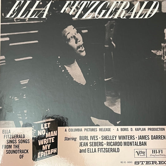 Ella Fitzgerald : Ella Fitzgerald Sings Songs From Let No Man Write My Epitaph (LP,Album,Reissue,Repress,Stereo)