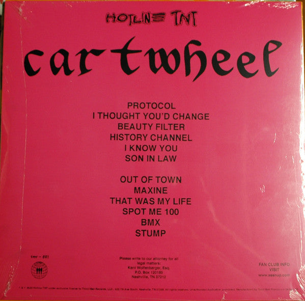 Hotline TNT : Cartwheel (LP, Album)