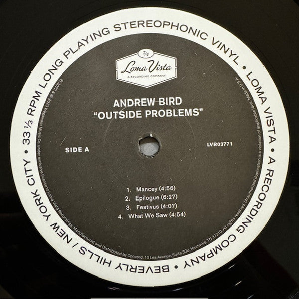 Andrew Bird : Outside Problems  (LP, Album)