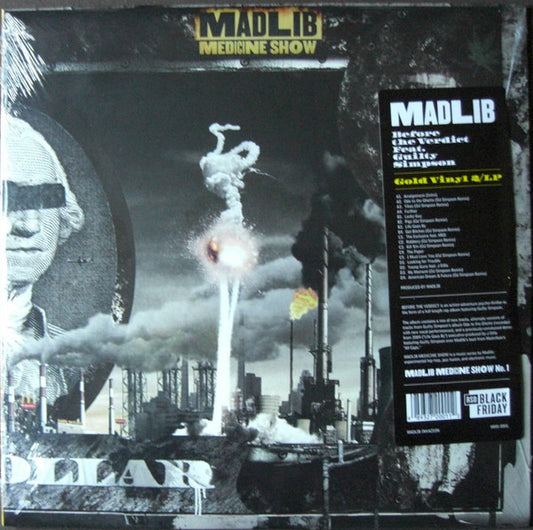 Madlib Feat. Guilty Simpson : Before The Verdict (2xLP, Album, Ltd, RE, Gol)