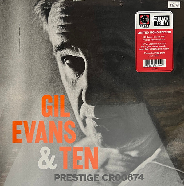 Gil Evans : Gil Evans & Ten (LP, Album, RSD, Mono, RE)