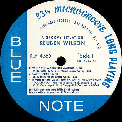 Reuben Wilson : A Groovy Situation (LP, Album, RE)