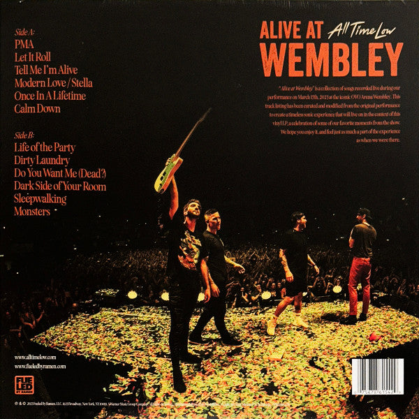 All Time Low Alive At Wembley LP RSD Opa