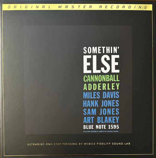 Cannonball Adderley : Somethin' Else (LP,45 RPM,Album,Limited Edition,Numbered,Reissue,Remastered,Stereo)