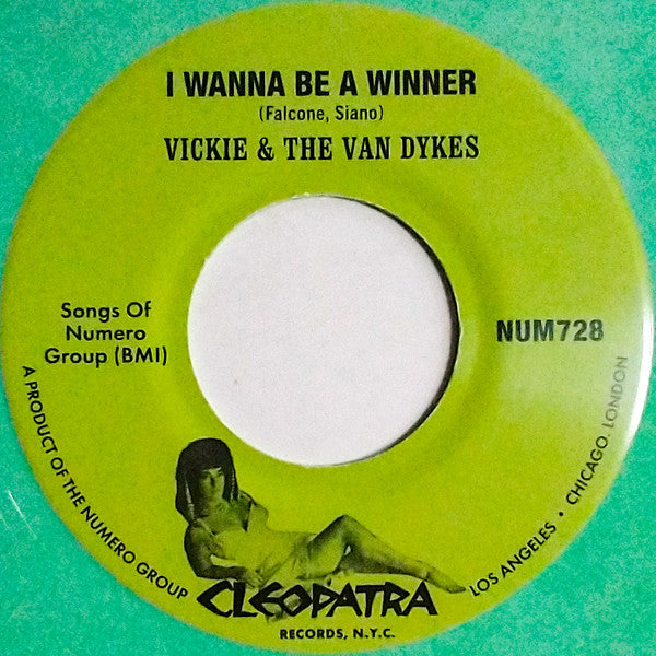 Vickie & The Van Dykes : I Wanna Be A Winner / Outcast (7",45 RPM)