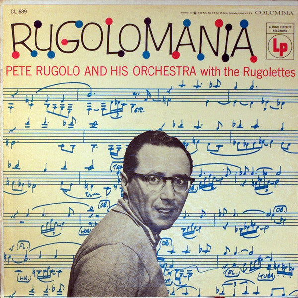 Pete Rugolo Orchestra With The Rugolettes : Rugolomania (LP, Album, Mono)