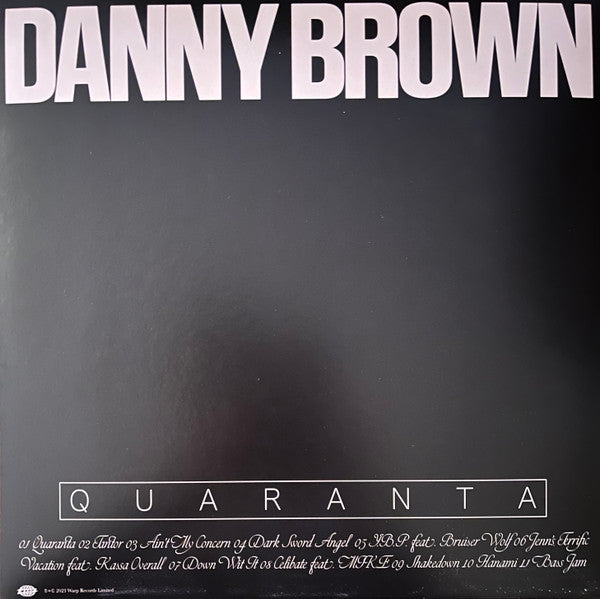 Danny Brown - Quaranta (LP, Album, Ltd, Tra)