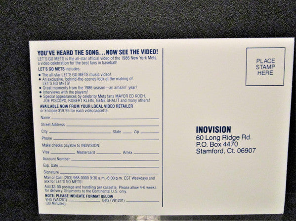 The New York Mets : Let's Go Mets! (12", Single)