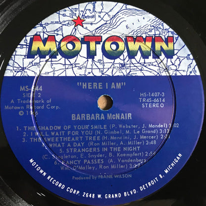 Barbara McNair : Here I Am (LP)