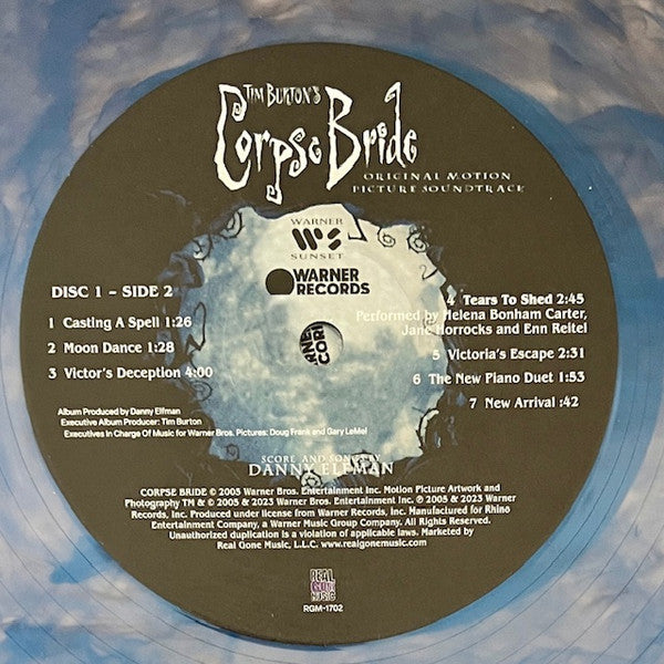 Danny Elfman Tim Burton s Corpse Bride Original Motion Picture Soundtrack 2xLP Album RE RP Blu