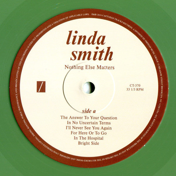 Linda Smith : Nothing Else Matters (LP, Album, Ltd, RE, Gre)