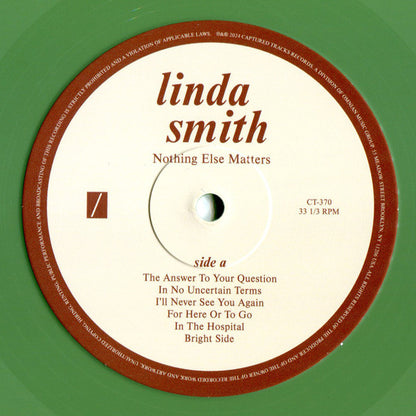 Linda Smith : Nothing Else Matters (LP, Album, Ltd, RE, Gre)