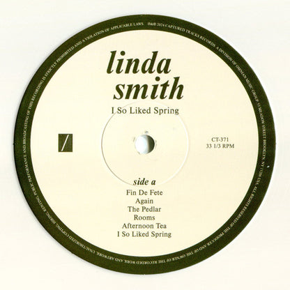 Linda Smith : I So Liked Spring (LP, Album, Ltd, RE, Whi)