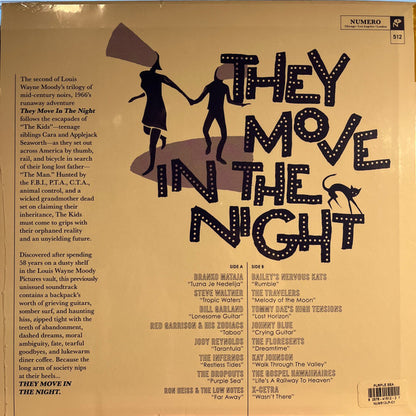 Various : They Move In The Night (LP, Album, Pur)