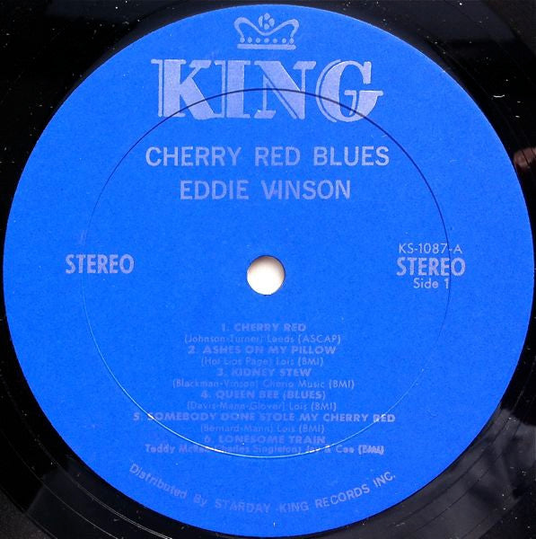 Eddie "Cleanhead" Vinson : Cherry Red Blues (LP, Comp, Blu)