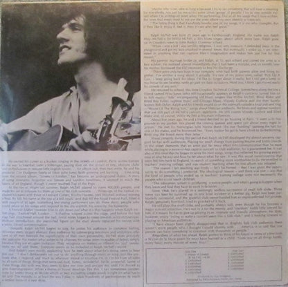 Ralph McTell : Ralph McTell's Unfinished Album (12", Single, Promo)