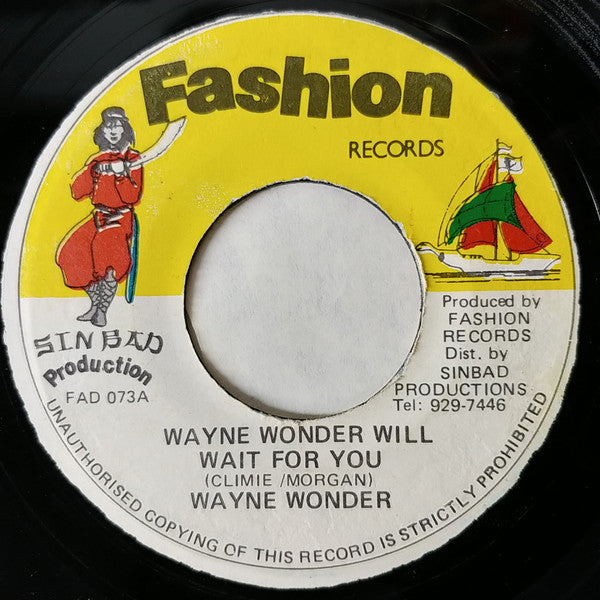 Wayne Wonder : Wayne Wonder Will Wait For You (7")