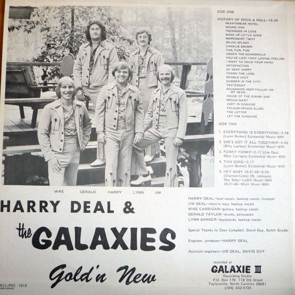 Harry Deal And The Galaxies : Gold 'N New (LP)