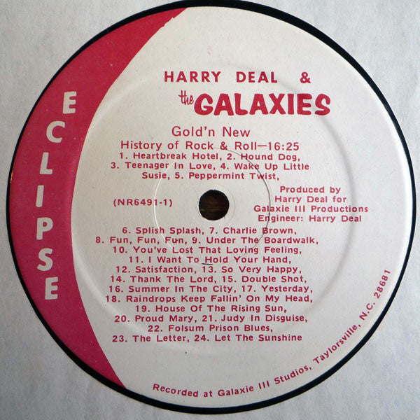 Harry Deal And The Galaxies : Gold 'N New (LP)